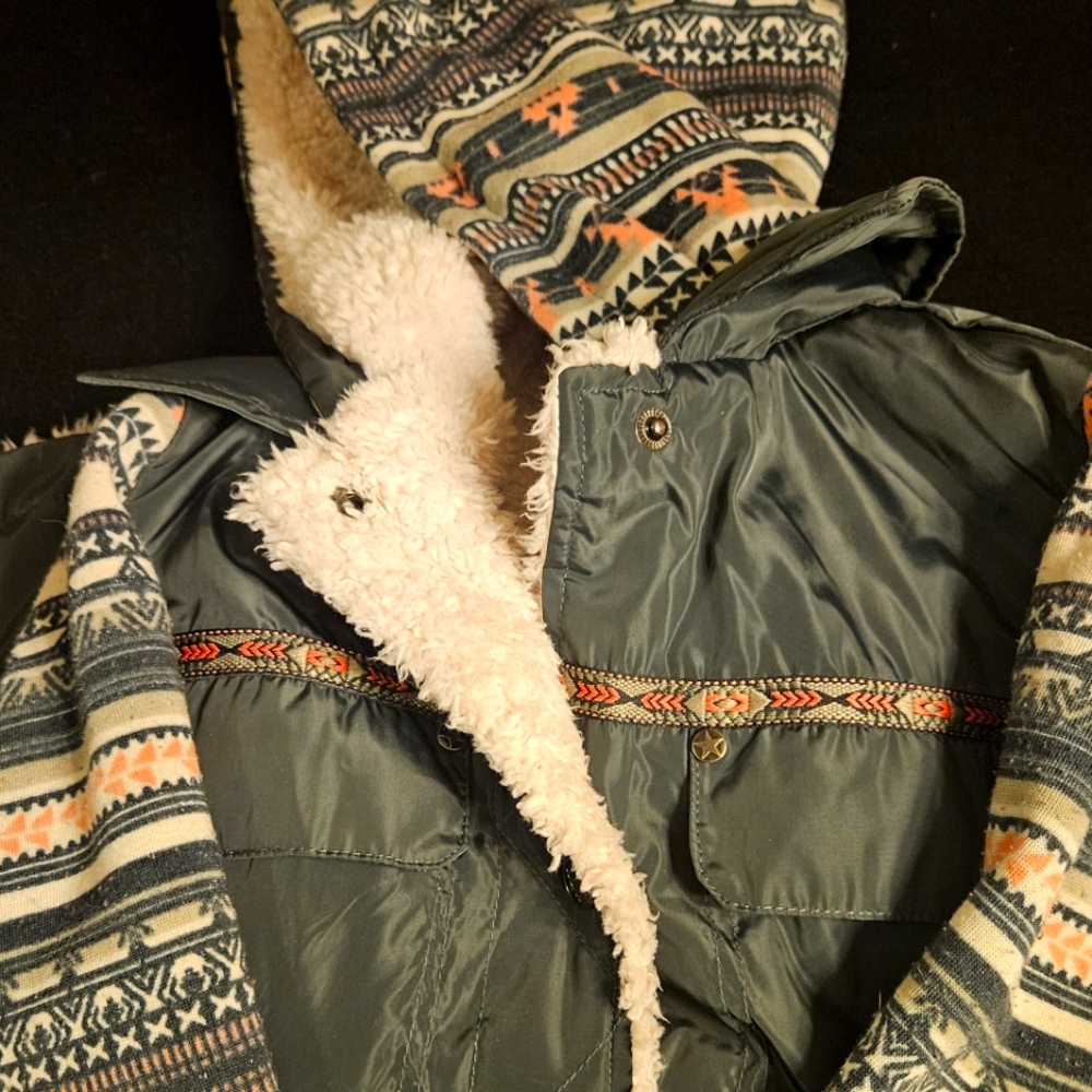 Jessica Simpson youth size 12 Mountaineer multicolored jacket